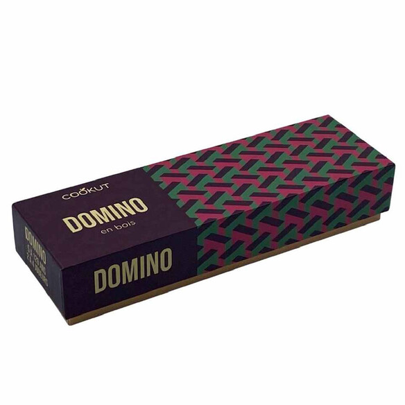 Boîte de jeu domino de Cookut