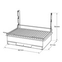 Dimensions barbecue Vulcain 48 x 28 Le Marquier