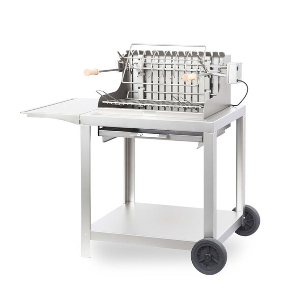 Barbecue Mendy inox Le Marquier + chariot inclus
