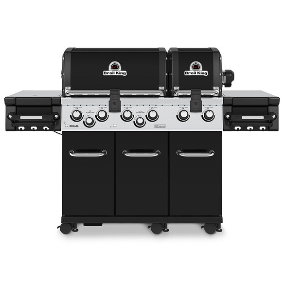 Barbecue Regal noir 690 Broil King couvercle fermé