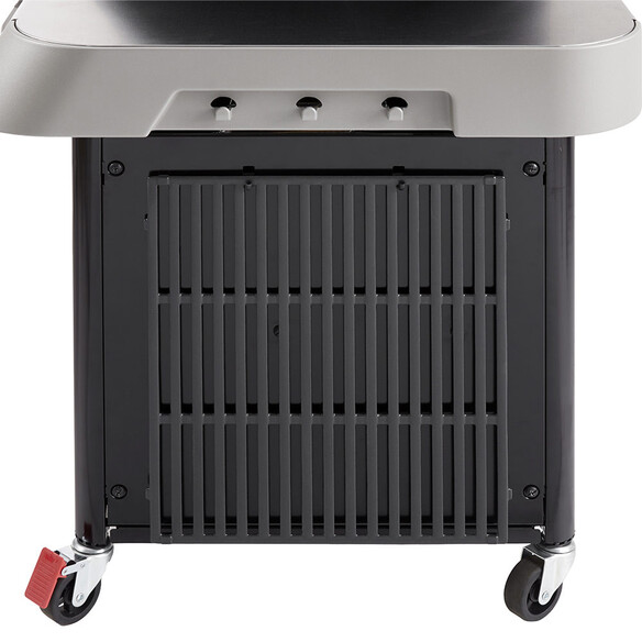 Rangement de la grille de cuisson sous la tablette droite