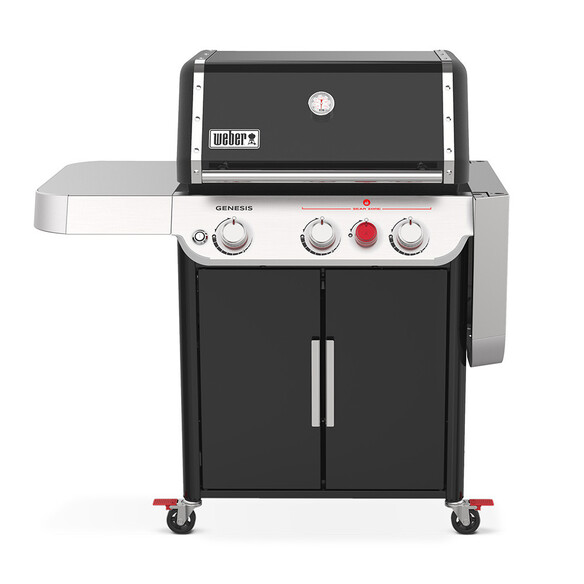 Barbecue Genesis E-325 S Weber avec tablette droite rabattue