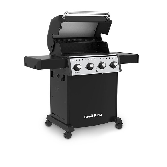 Barbecue Crown 410 Broil King couvercle ouvert latéral