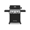 Barbecue Crown 490 rôtissoire + réchaud latéral Broil King vue face fermé