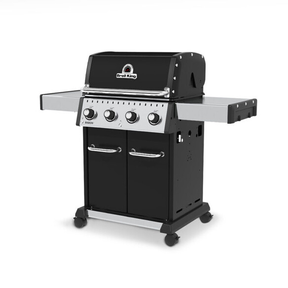 Barbecue Baron 420 + plancha incluse Broil King - vue latérale gauche