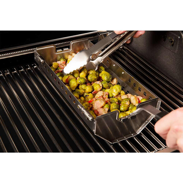 2 Pièces Panier de Cuisson pour Barbecue, Acier Inoxydable Grille