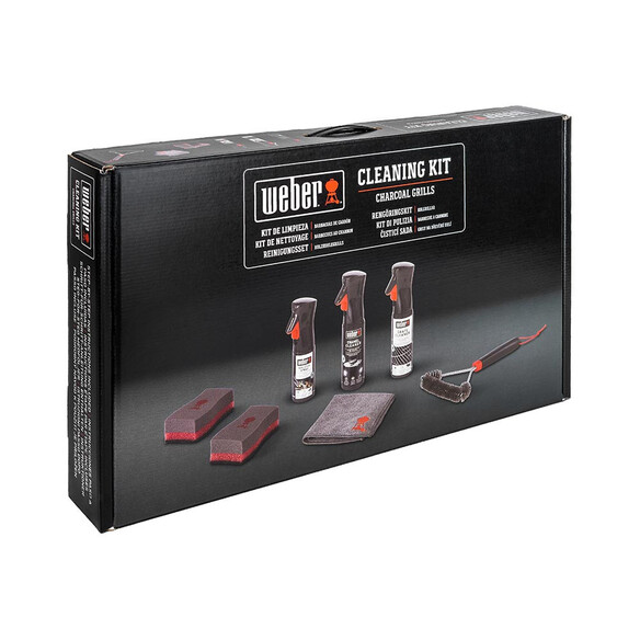 Boîté fermée du kit pour barbecue charbon acier émaillé - Weber