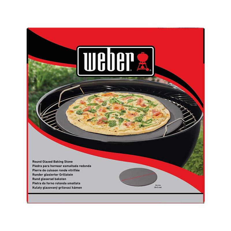 sans tôle daluminium Weber® Pierre à Pizza Ø 36 cm 