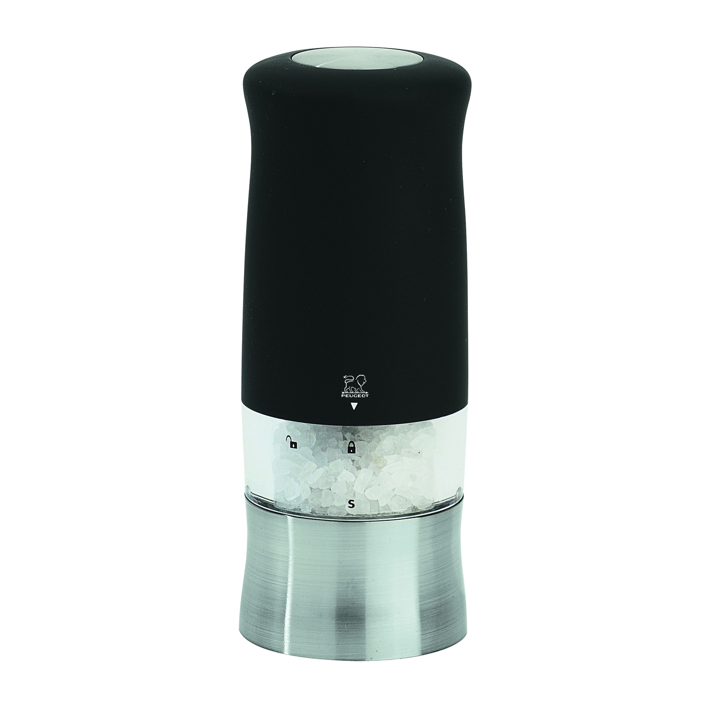 Moulin électrique ZEPHIR noir à sel 14cm - Peugeot Moulin électrique ZEPHIR noir à sel 14cm - Peugeot