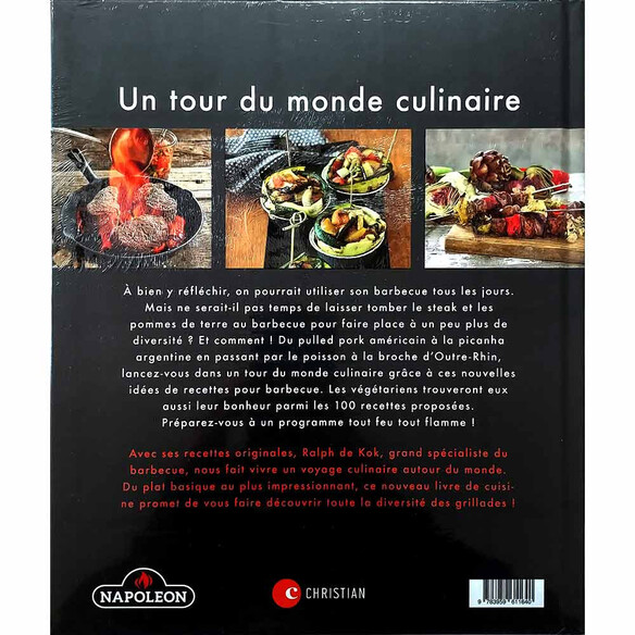 4ème de couverture du livre Barbecue du monde 100 recettes - Napoleon