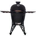 The Bastard Urban XL  barbecue Kamado de face tablettes ouvertes