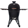 The Bastard Urban XL  barbecue Kamado de face tablettes ouvertes