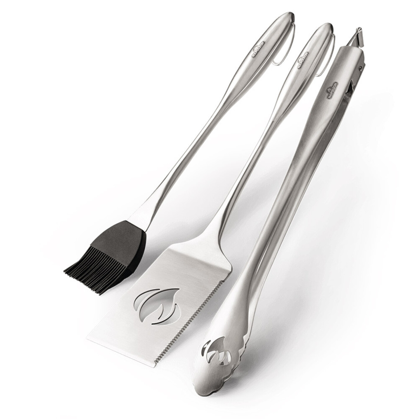 NAPOLEON Kit 3 Ustensiles Barbecue TQ - Spatule, Pince Et Brosse Pour TravelQ