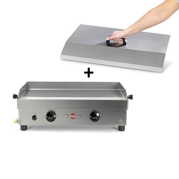 Pack Krampouz : Plancha gaz Samba + Capot