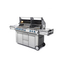 Barbecue gaz Napoléon Prestige Pro 825 couvercle ouvert