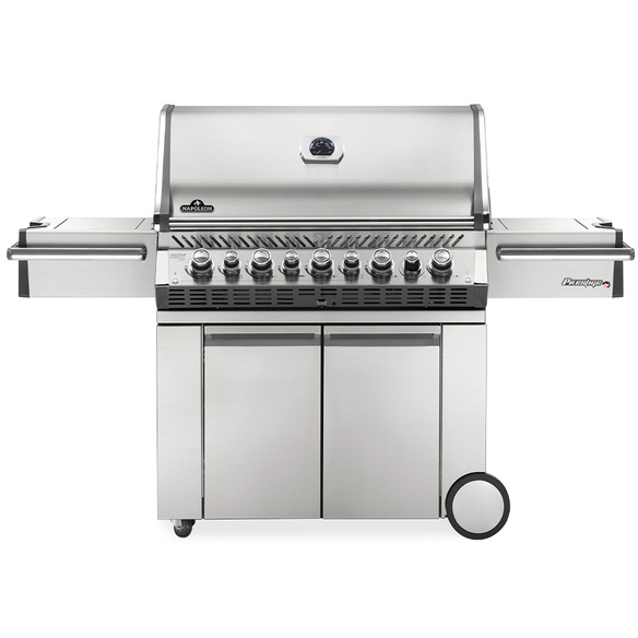 Barbecue Gaz Naturel Prestige Pro 665 + Sizzle Zone + Brûleur arrière IR - Napoléon