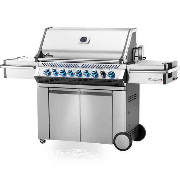 Barbecue Gaz Naturel Prestige Pro 665 + Sizzle Zone + Brûleur arrière IR - Napoléon