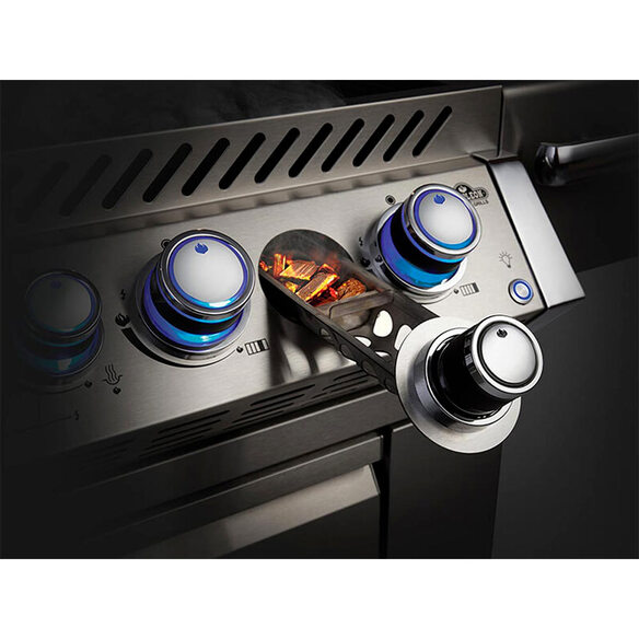 Barbecue Gaz Naturel Prestige Pro 665 + Sizzle Zone + Brûleur arrière IR - Napoléon