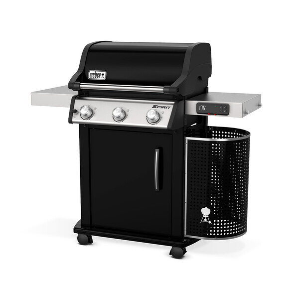 Barbecue Gaz Weber Spirit Premium EPX-315 GBS + Weber Connect vue latérale droite Barbecue Gaz Weber Spirit Premium EPX-315 GBS + Weber Connect vue latérale droite