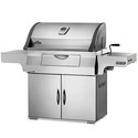 Barbecue charbon PRO 605 Napoléon inox vue laterale