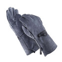 Gants de protection Napoleon en cuir de vache noir