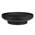 Brasero bas rond noir en fer Esschert Design