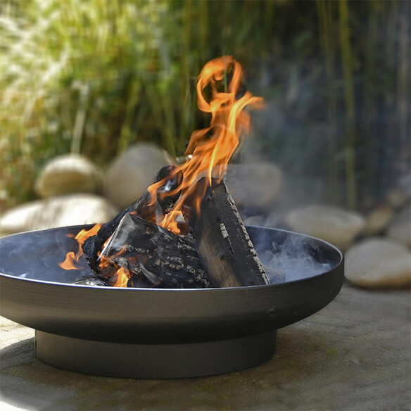 Pot De Bol De Feu De Table Ovale Cheminée Bio Éthanol 32 Cm