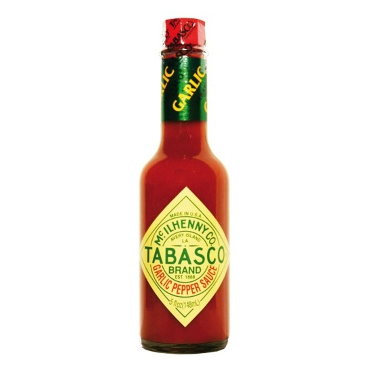 Sauce Tabasco arômatisé à l'ail Sauce Tabasco arômatisé à l'ail