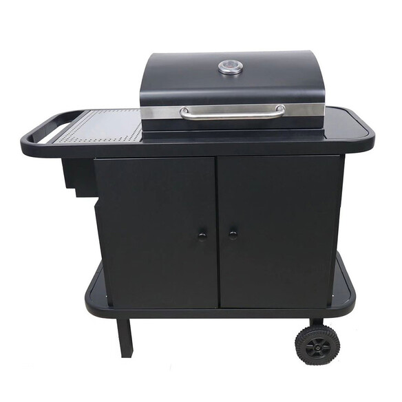 Barbecue SNG One 2.0 Start'N'Grill de face avec le couvercle fermé