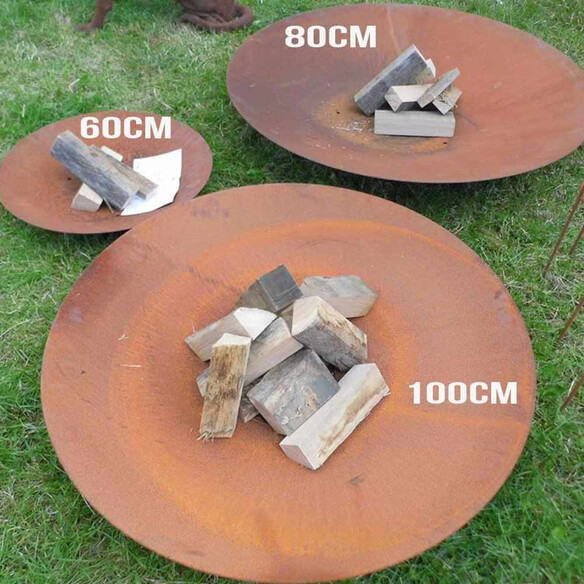 Les différentes tailles de braseros corten Nordic Flame Les différentes tailles de braseros corten Nordic Flame