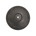 Vue du dessous du brasero rond corten brut 60 cm Nordic Flame