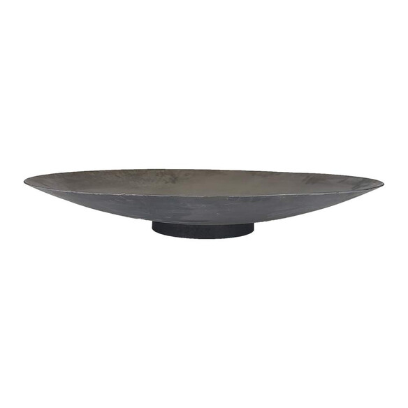 Brasero rond en acier corten 80 cm Nordic Flame avant corrosion Brasero rond en acier corten 80 cm Nordic Flame avant corrosion