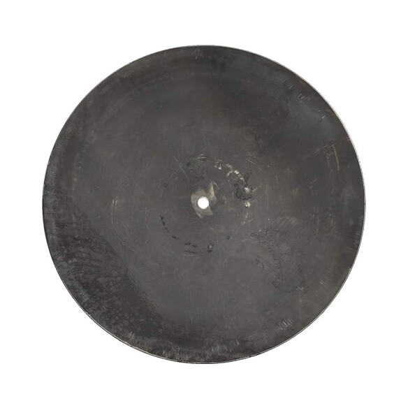 Vue du dessus de la coupole du Brasero rond en acier corten 80 cm Nordic Flame