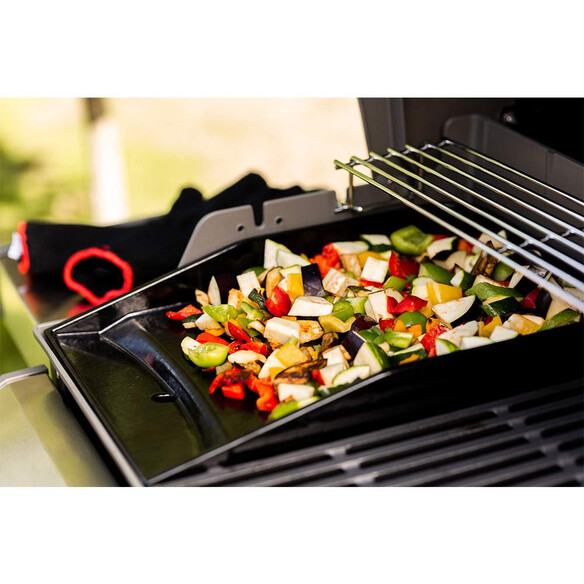 Cuisson sur plancha Spirit II E-310 Noir + plancha émaillée Cuisson sur plancha Spirit II E-310 Noir + plancha émaillée