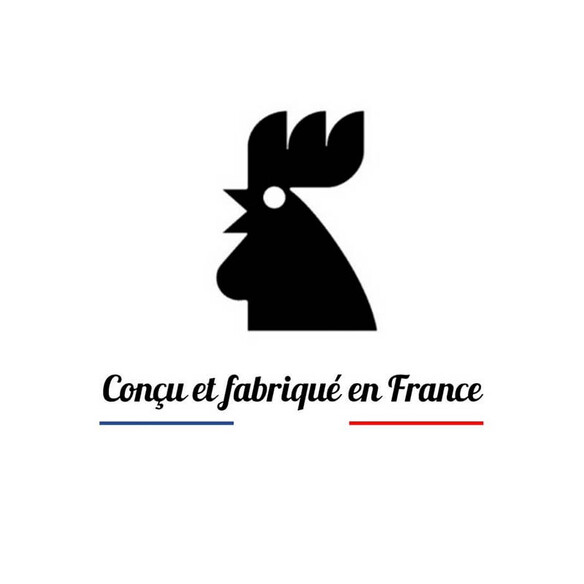 Logo conçu et fabriqué en France