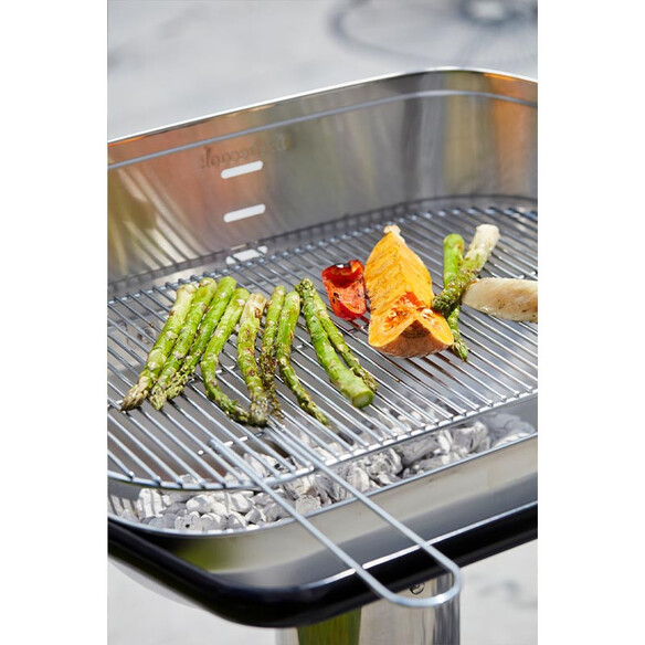 Barbecue charbon Loewy 55 SST Inox Barbecook grille cuisson de légumes