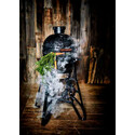Barbecue kamado BSTRD Compact sur le support High Level