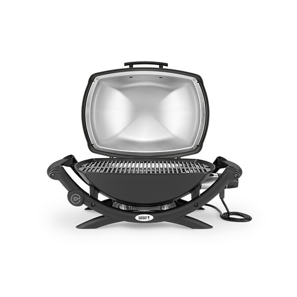 Barbecue électrique Weber Q2400 couvercle ouvert Barbecue électrique Weber Q2400 couvercle ouvert