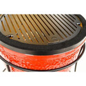 Zoom sur la grille en fonte installée dans le Kamado Joe Junior