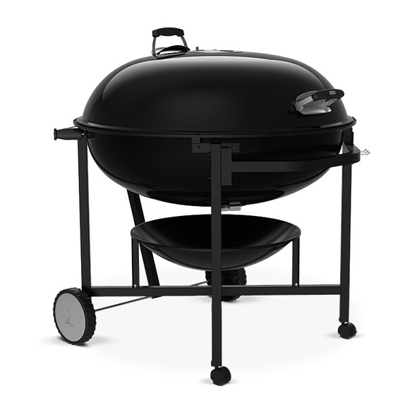 Barbecue charbon Weber Ranch Kettle 94 cm trois quart droit