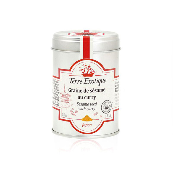 Graines De Sesame Au Curry 50g- Terre Exotique