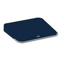 Vue latérale du couvercle pour plancha Enosign 65 en acier bleu navy