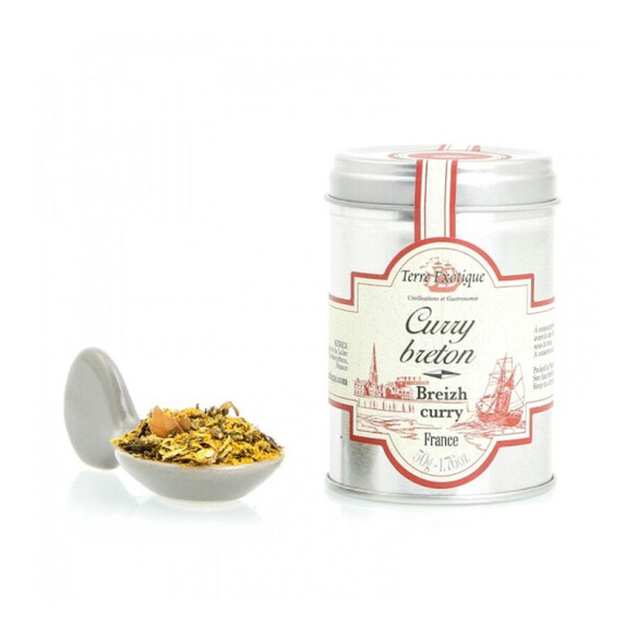 Pot 50 g de curry breton Terre Exotique