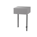 Plateau angle inox - Le Marquier