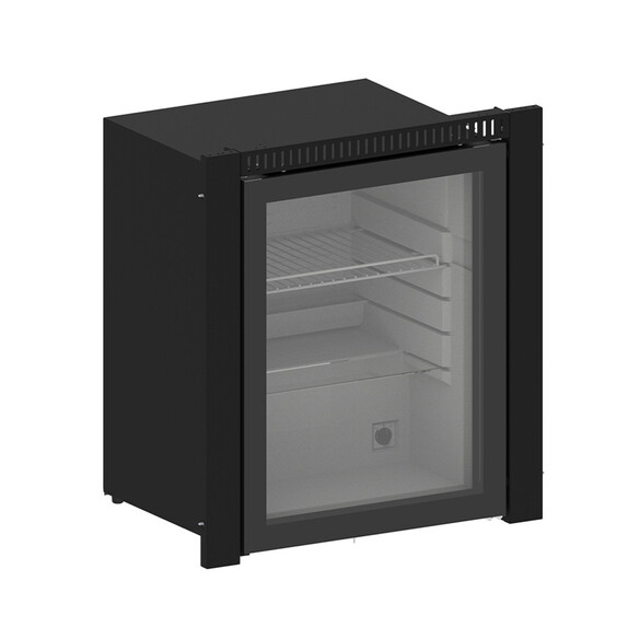 Vue de côté du frigo 75 l encastrable pour modulo Master, Standard et de cuisson ENO