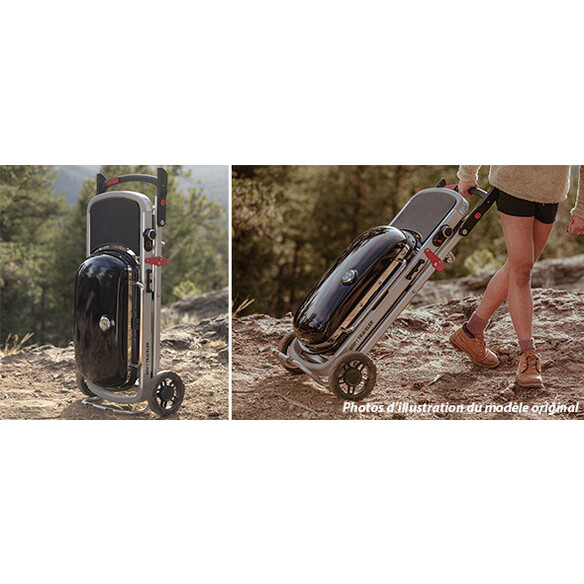 Barbecue gaz nomade Weber Traveler replié