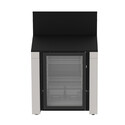 Modulo Frigo 115 L en inox marin et acier noir ENO