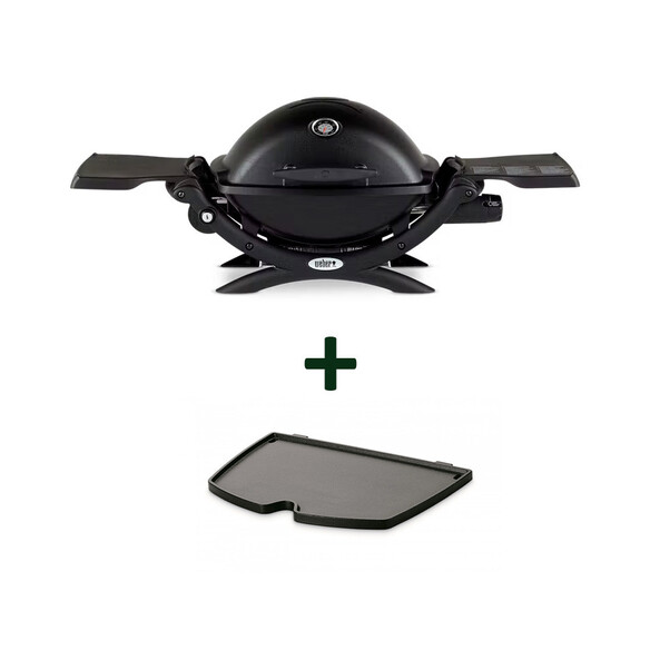 Pack barbecue gaz Q 1200 Weber + plancha