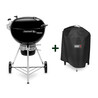 Pack barbecue charbon Master Touch 5770 noir + housse premium 57 cm Weber