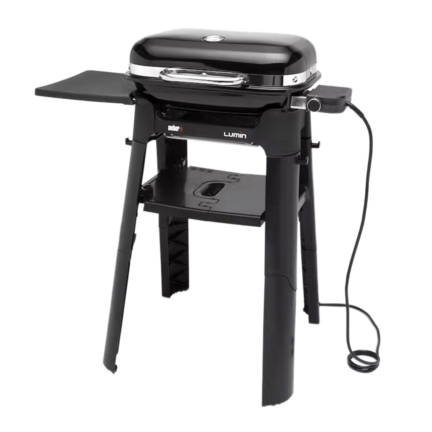 Barbecue électrique er LUMIN Compact Stand noir avec pied